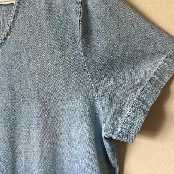 1990s Vintage Denim T-shirt Dress - Picture 5 of 6